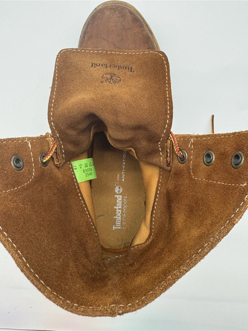 Timberland Brown Suede Lace-Up Work Boot